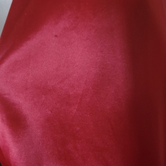 City Triangles Hot Pink Beaded V Neck Formal Satin Like Party Prom Dress - Picture 4 of 11